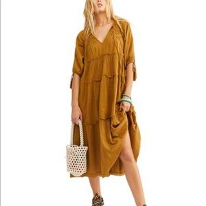 NWT Free People Celestial Skies Midi Dress